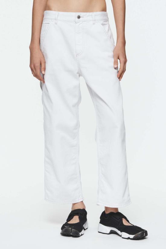  6397 스트레이트 팬츠 화가 진 초크 화이트