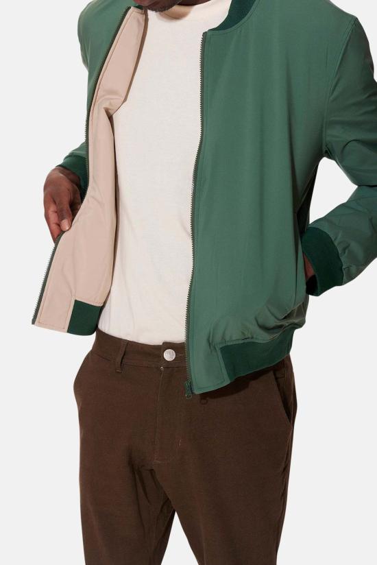  블루&크림 봄버 자켓 블루앤크림 브리즈 봄버 살비아 - BLUE&CREAM