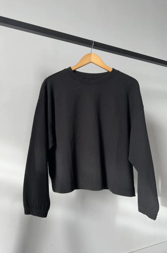  르 본 숍 긴팔 티셔츠 Le Bon Shoppe Naturelle 티셔츠 블랙 - Le Bon Shoppe