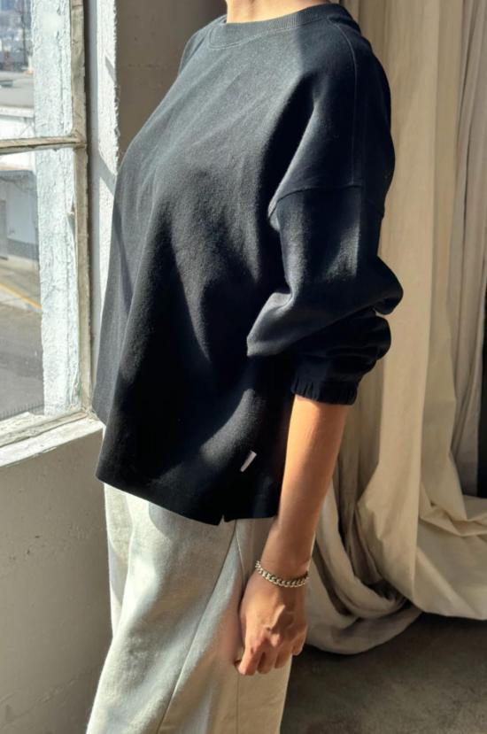  르 본 숍 긴팔 티셔츠 Le Bon Shoppe Naturelle 티셔츠 블랙 - Le Bon Shoppe