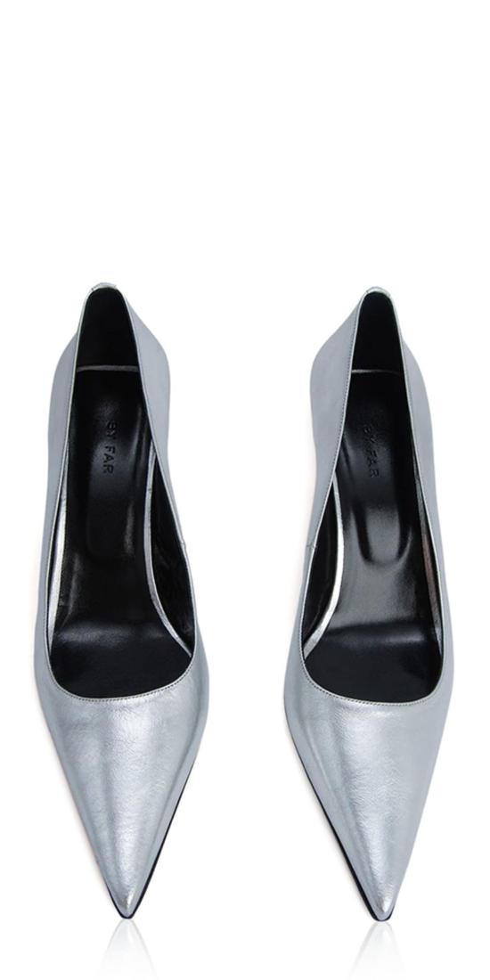  바이파 힐/펌프스 비바 펌프 실버 레더 - BY FAR