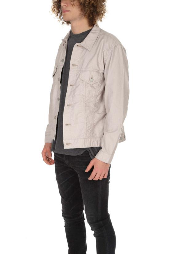  원스 스트로크 데님 자켓 원스트로크 옥스 샴브레이 G 잭 트러커 베이지 - ONES STROKE