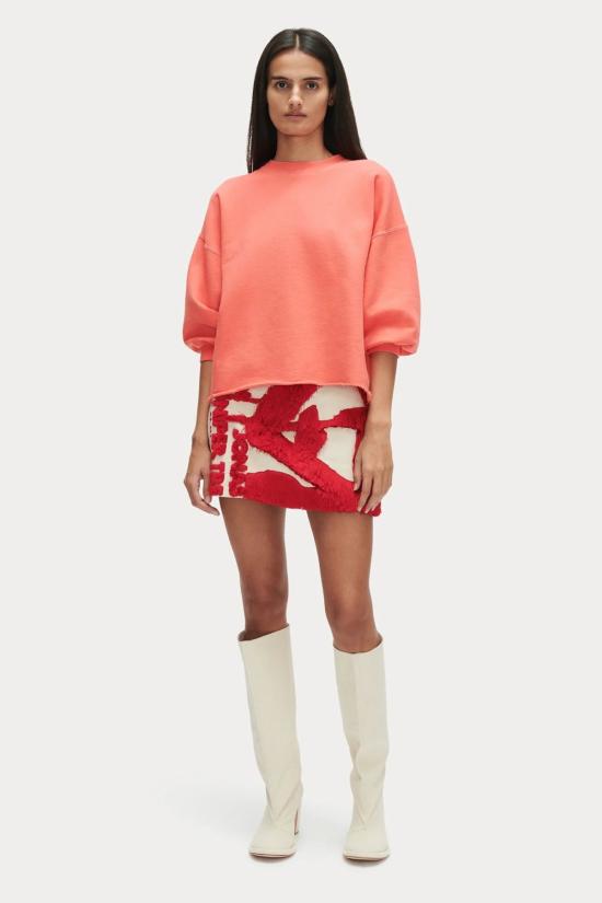  레이첼 코미 숏 스커트 X 조앤 조나스 콜리 스커트 레드 프린지 - RACHEL COMEY