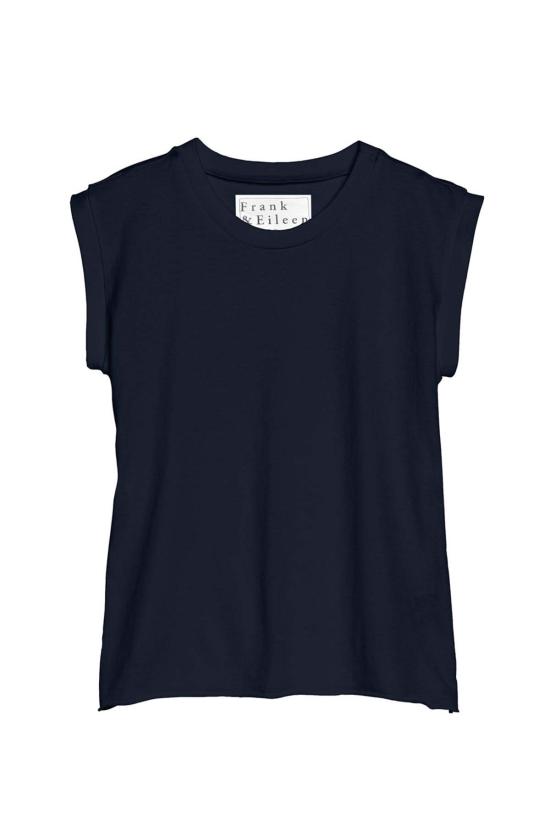  프랭크 앤 에일린 민소매 티셔츠 프랭크 앤 일린 빈티지 머슬 티셔츠 로얄 네이비