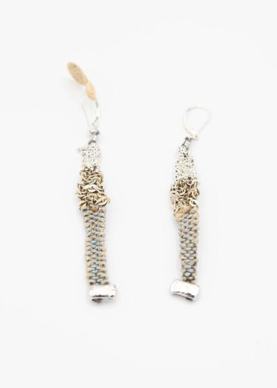  Jess Feury 이어링 제스 퓨리 워븐  스털링 실버 - OTHER BRANDS