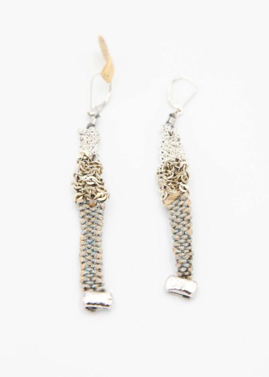  Jess Feury 이어링 제스 퓨리 워븐  스털링 실버 - OTHER BRANDS