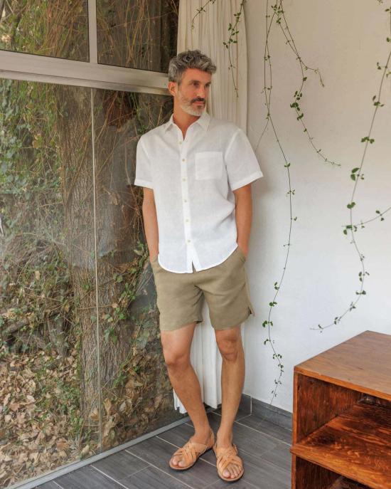  Alex Crane 숏팬츠 알렉스 크레인 탱크 리넨 보 쇼츠 - OTHER BRANDS