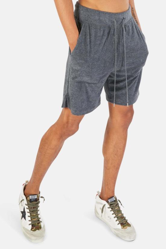  블루&크림 숏팬츠 풀 테리 숏 미드나잇 헤더 - BLUE&CREAM