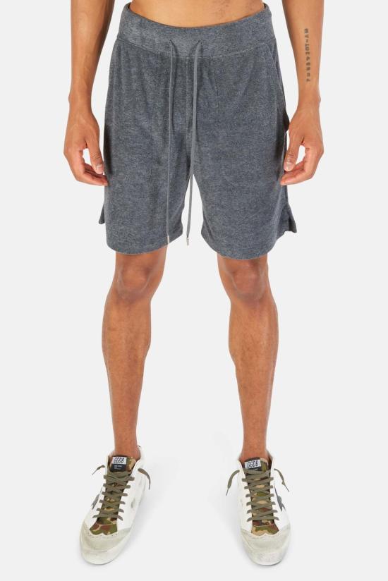  블루&크림 숏팬츠 풀 테리 숏 미드나잇 헤더