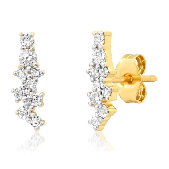  에리네스 이어링 Eriness 다이아몬드 스타버스트 스터드