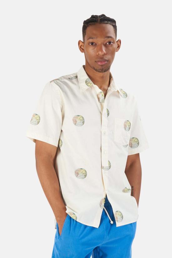  라파즈 반팔 셔츠 La Paz Alegre 프린트  글로브 - LA PAZ