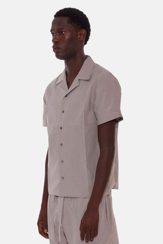  Blue&Cream 반팔 셔츠 블루&크림 팝린 캠프  그레이 - BLUE&CREAM