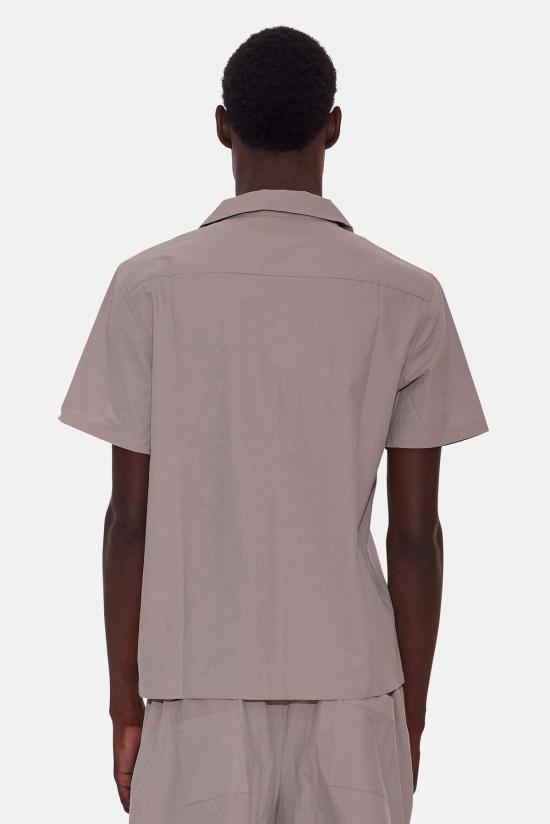  Blue&Cream 반팔 셔츠 블루&크림 팝린 캠프  그레이 - BLUE&CREAM