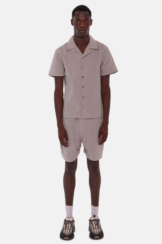  Blue&Cream 반팔 셔츠 블루&크림 팝린 캠프  그레이 - BLUE&CREAM