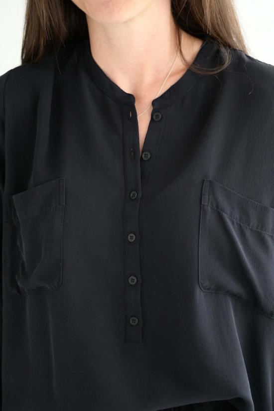  Private 0204 블라우스 프라이빗 0204 실크  블랙 - OTHER BRANDS