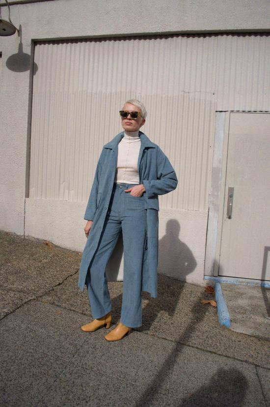  리타 트렌치 코트 로우 레너 재킷 - RITA