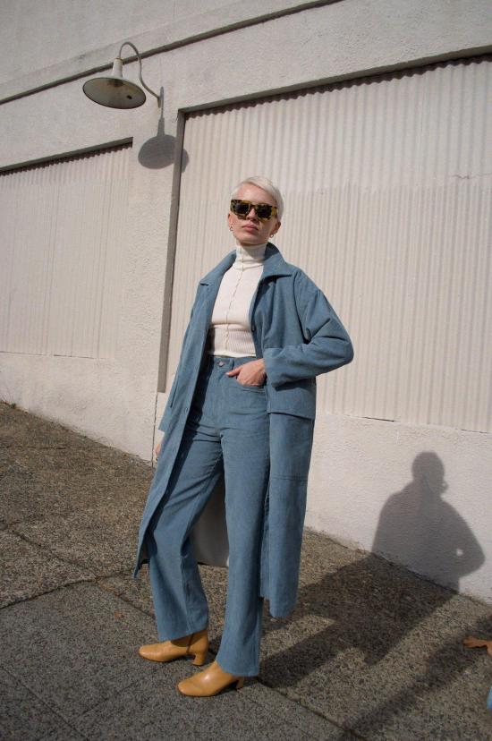  리타 트렌치 코트 로우 레너 재킷 - RITA