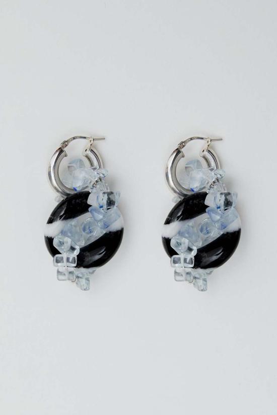  산탄젤로 이어링 배드 오브  실버 - SANTANGELO