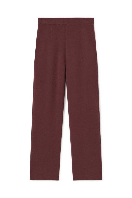  sita murt 스트레이트 팬츠 시타 머트 니트 팬츠 블랙 - OTHER BRANDS