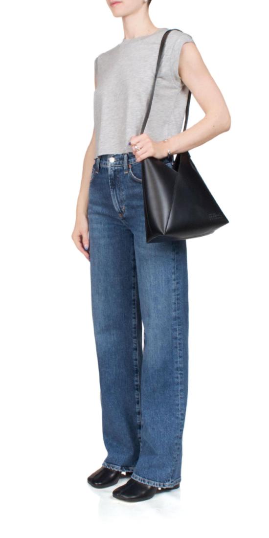  에태르네 민소매 티셔츠 에테르네 크롭드 머슬 탱크 그레이 - ETERNE