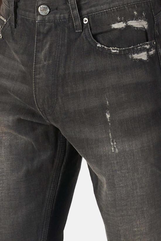  블루&크림 데님 팬츠 HL 디스트레스드 진 블랙 - BLUE&CREAM