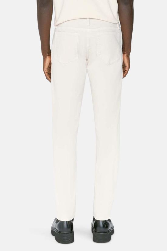  프레임 스트레이트 팬츠 데님 L 옴 슬림 브러시드 트윌 밀크 베이지 - FRAME