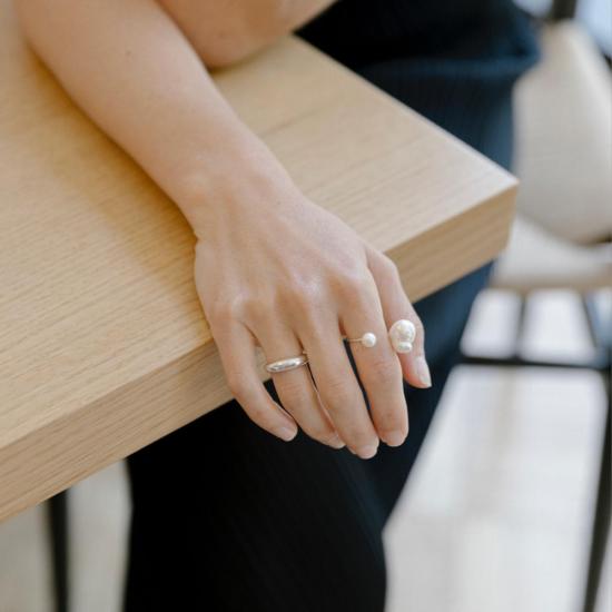  타린 토마스 반지 마린 링 스털링 실버/14K 옐로우 골드 - TARIN THOMAS