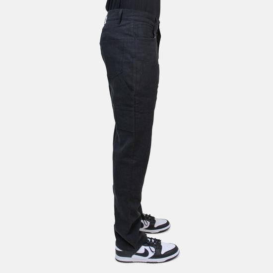  블루&크림 스트레이트 팬츠 카펜터 팬츠 블랙 - BLUE&CREAM