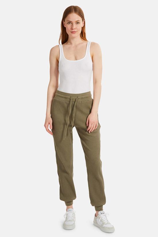  The Range 크롭 팬츠 레인지 비탈 리브 조거 유틸리티 - THE RANGE