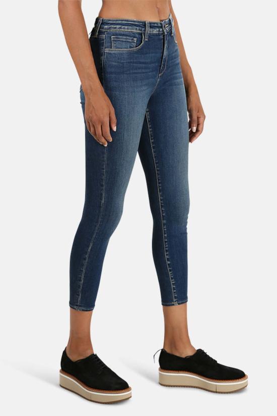  라장스 데님 팬츠 L'agence Margot 하이라이즈 스키니 진 몬테레이 - L'AGENCE