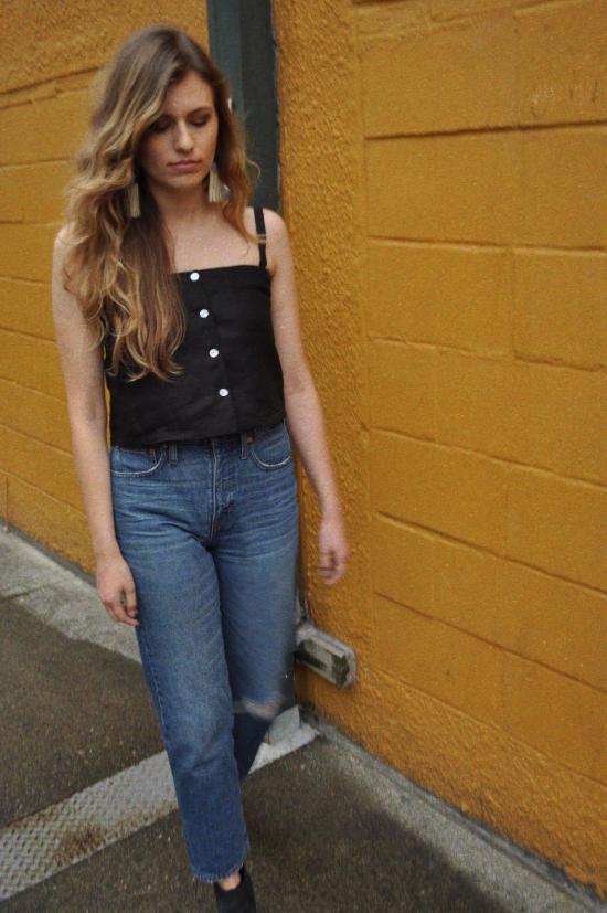  코코볼로 민소매 티셔츠 웨이버리 탱크 블랙 - COCOBOLO