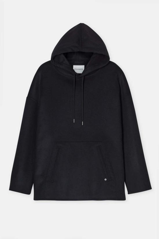  클로즈드 후드 티셔츠 닫힌 울 후드티 - CLOSED