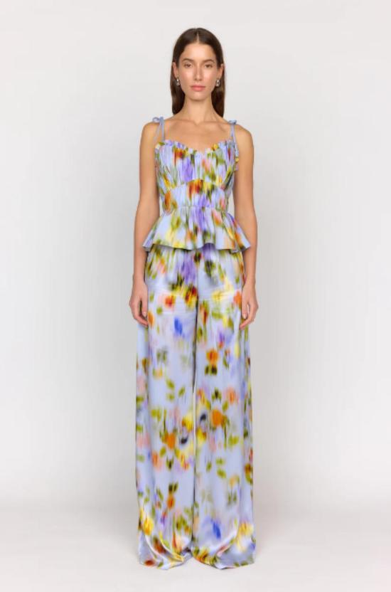  크리스티 린 스트레이트 팬츠 제이드 팬츠 레인플라워