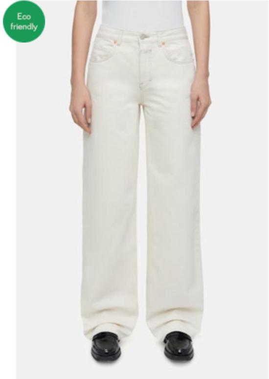  클로즈드 데님 팬츠 니카진 아이보리 - CLOSED