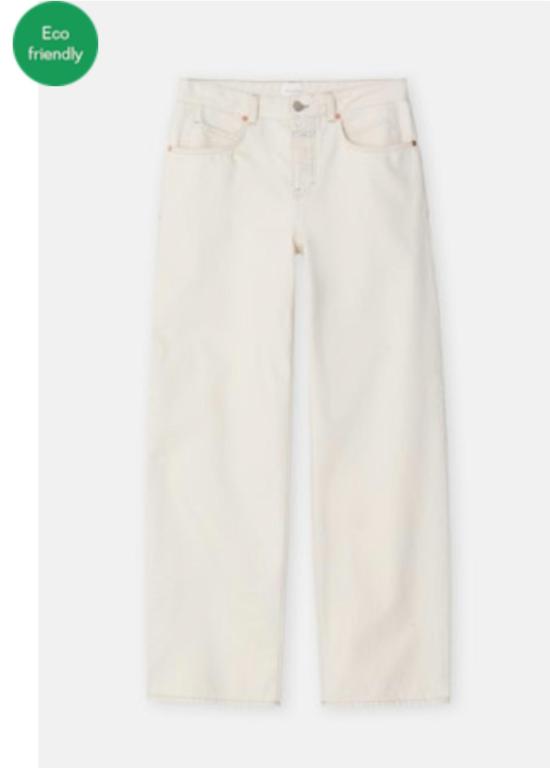  클로즈드 데님 팬츠 니카진 아이보리 - CLOSED