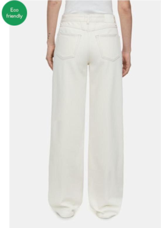  클로즈드 데님 팬츠 니카진 아이보리 - CLOSED