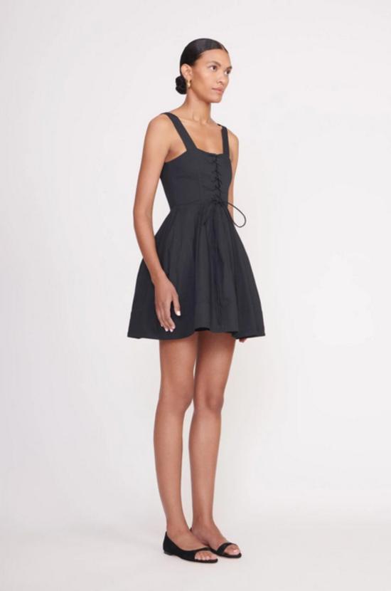  스타우드 숏 원피스 미니 서튼 드레스 - STAUD