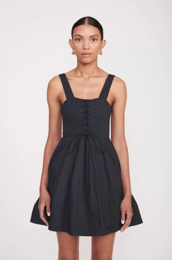  스타우드 숏 원피스 미니 서튼 드레스 - STAUD