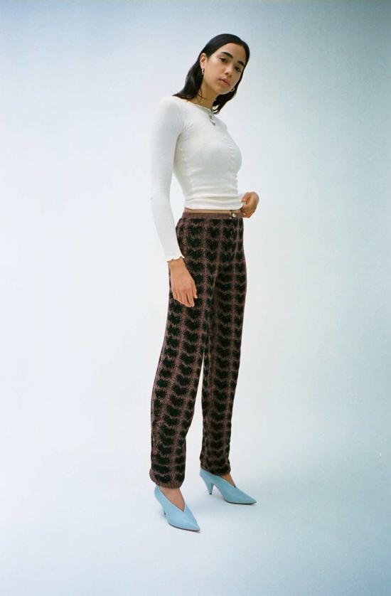  Gabe Gordon 스트레이트 팬츠 게이브 고든 하트 팬츠 브라운/블랙 - OTHER BRANDS