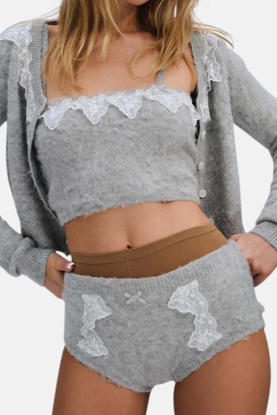  포러브앤레몬스 민소매 티셔츠 KT0001 GRAY - FOR LOVE & LEMONS