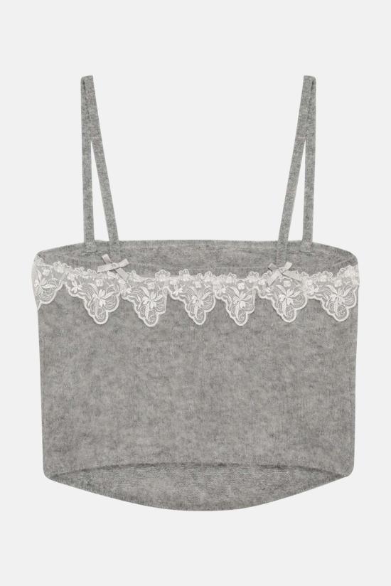  포러브앤레몬스 민소매 티셔츠 KT0001 GRAY - FOR LOVE & LEMONS