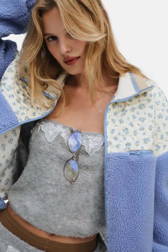  포러브앤레몬스 민소매 티셔츠 포 러브 앤 레몬스 아리나 탱크 그레이 - FOR LOVE & LEMONS