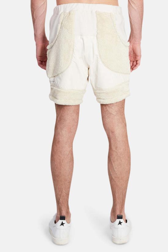  앤드원더 숏팬츠 And Wander 하이 로프트 플리스 반바지 오프 화이트 - AND WANDER