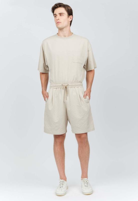  더 엔케이씨 스토어 숏팬츠 엔케이씨 레저 쇼트 크림 - The NKC Store