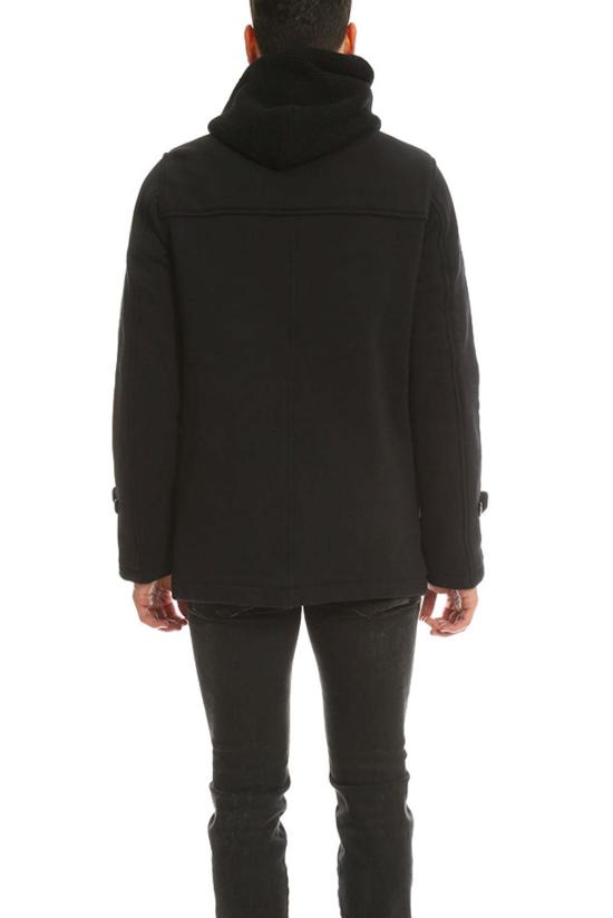  Biography 코트 바이오그래피 후드 더블브레스트  블랙 - OTHER BRANDS