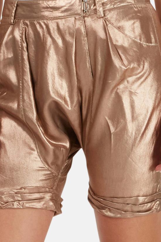  3.1 필립림 크롭 팬츠 3.1 필립 림 릴렉스 트위스트 커프 하렘 반바지 로즈 골드 - 3.1 PHILLIP LIM