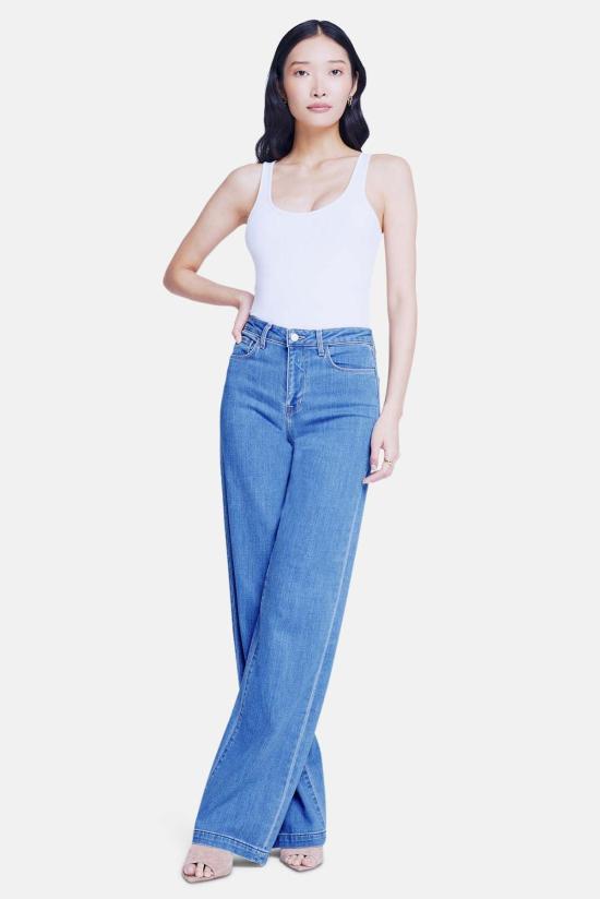  라장스 데님 팬츠 라젠스 클레이튼 진 살리나 - L'AGENCE