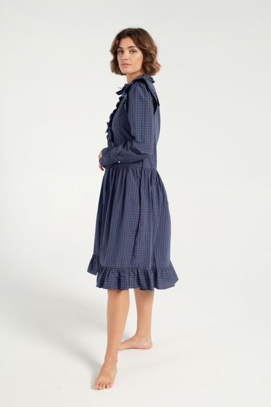  BATSHEVA 숏 원피스 Batsheva 긴팔 클로드 드레스 다르마리스코타 타탄 - OTHER BRANDS