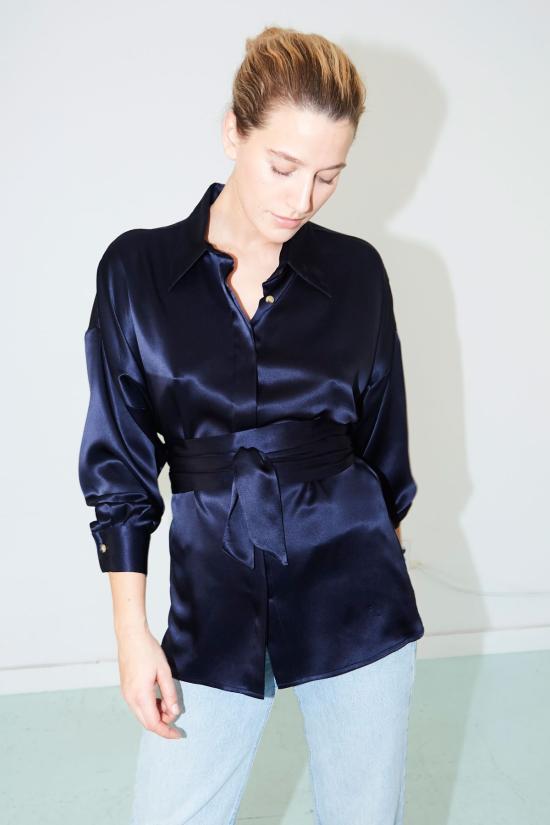  다두라 블라우스 다투라 문 렌  블루