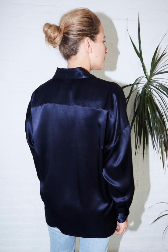  다두라 블라우스 다투라 문 렌  블루 - DATURA